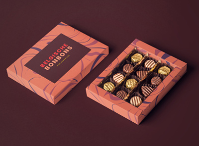 Minimal Chocolate Packaging Design bonbons chocolate chocolate packaging chocolates clean color design font illustration sketch ui vector