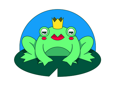 La reine des elfes avatar frog grenouille illustration