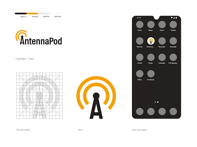 AntennaPod icon logo logotype podcast