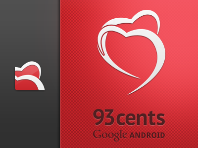 93cents — Charitable Service 93 android charity heart icon logo