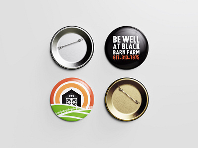 Be Well Buttons brand identity branding button design farm icon logo logo design wellness