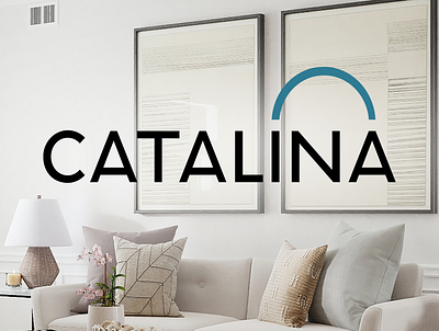 Catalina Lighting brand identity branding design furniture lifestyle lighting logo logo design rebrand