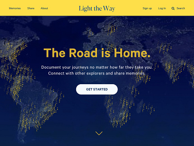 100 Days of UI — Day 3 — Landing Page 100 days of ui daily 100 challenge daily ui 003 travel travel website typography ui