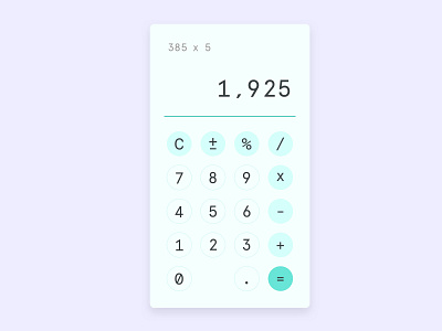 100 Days of UI — Day 4 — Calculator