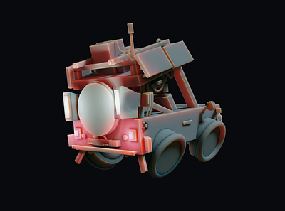 Low | Ranger IV abbo car floating car flying car hover car indie dev indie game retro futurism vehicle wood simmons