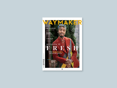 WayMaker Journal art direction design editorial graphic design magazine