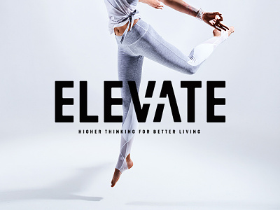ELEVATE art direction branding editorial design identity logo publishing