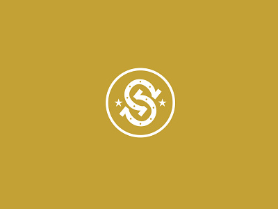 Logomark for Sheridan Stables branding horse horse shoe icon identity logo logo design stable