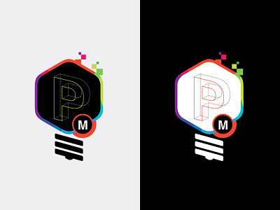 Philosophies of Ministry Icon Logo icon idea identity light bulb logo think