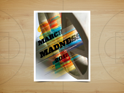 March Madness 3d art direction basketball design logo madness march typography