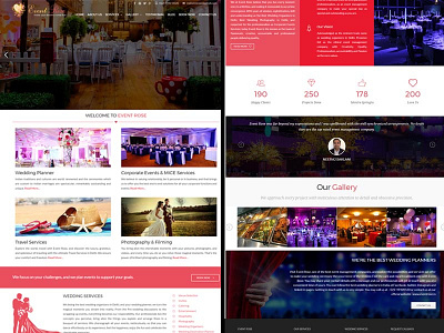 Event Website Desgin