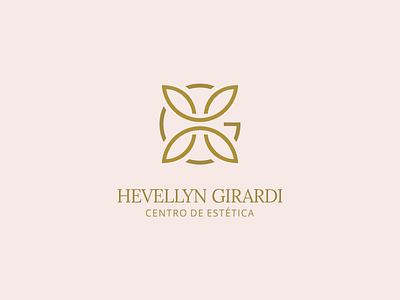 Design de Logotipo - Hevellyn Girardi Estética (post 1/2) branding bruno henris consultoria de marca design dourados ms estética identidade visual logo design logotipo
