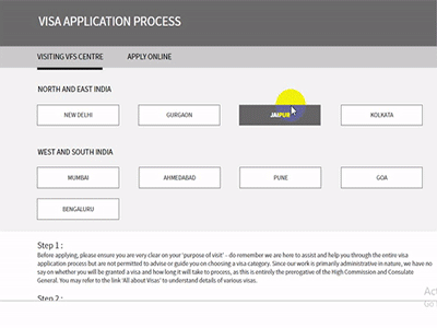 Vfs Global design mockup ui ux wireframe