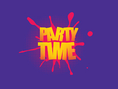 Party Time - Logo graphic design logo vetor