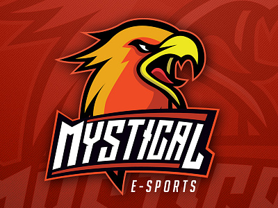 Mascot Logo for Mystical Esports eagle esports gamer gaming logo logopond logotype mascot mascotlogo mystical roobdesigns videogames