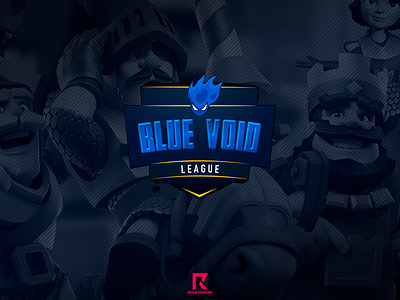 Blue Void League emblem esports gaming league logopedia logopond shape