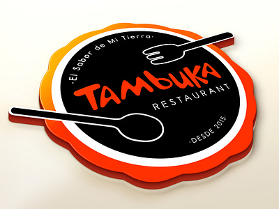 Tambuka Restaurant colombia logo logobook restaurant venezuela