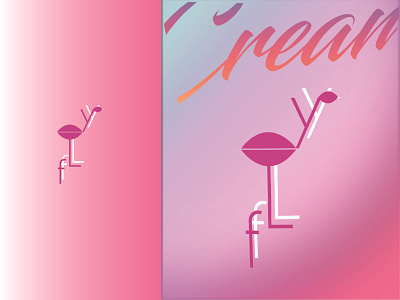 Logo FLY branding design icon illustration logo type vector