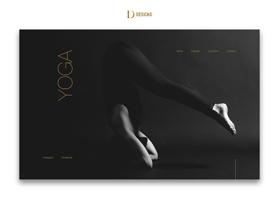 Yoga retreat web design mockup design retreat ui web design website website design yoga yoga studio