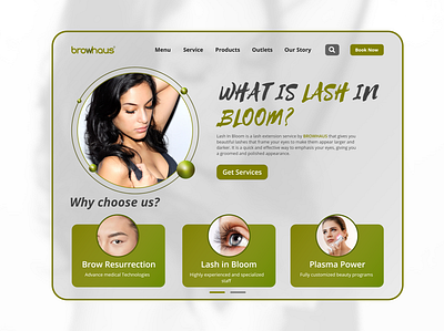 Laser Beauty Treatment web UI laser treatment