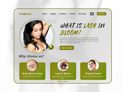 Laser Beauty Treatment web UI