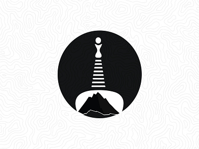 Brandmark - DAV summit club & Internation Trekkers chorten illustration logo mountain nepal vector