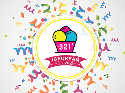 icecream logo graphics icecream illustrator logo