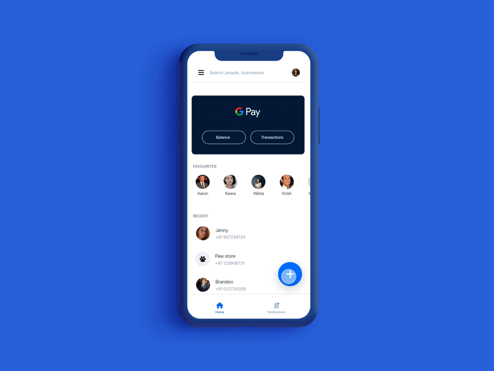 UX/UI case study - Gpay redesign app design app interaction design floating button google google pay home screen interaction interaction design material design mobile app ui ux
