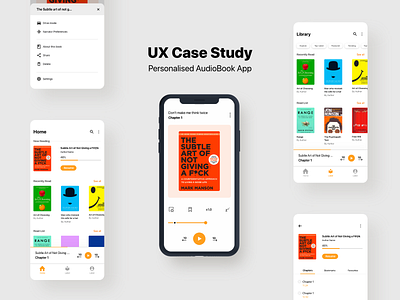 UX/UI Case Study - A Personalising Audiobook