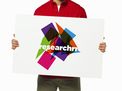 Researchrr Logo colors identity logo logotype researchrr web app