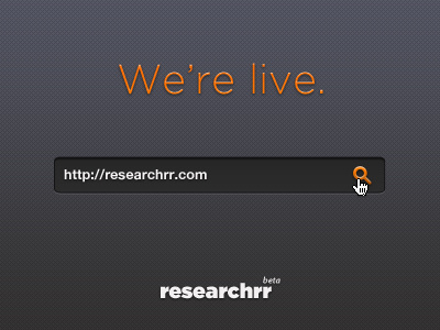 Researchrr Is Live