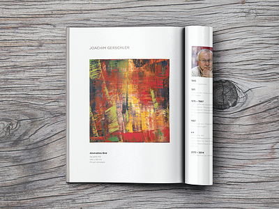 Art Gallery Catalogue Design