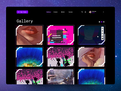 Cyberpunk NFT Gallery