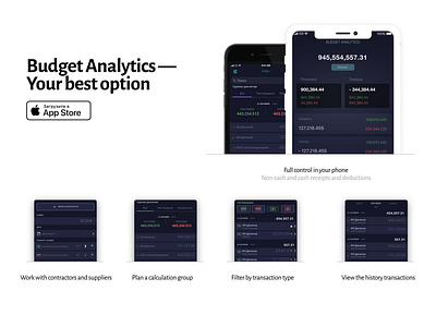 Financial App screens 2020 analytics apple black blue branding cash figma finance financial app mvp orders pay product design simple ui ux vector