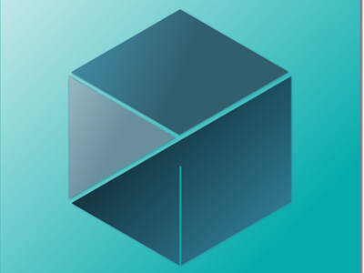 Cube copy icon logo uidesign