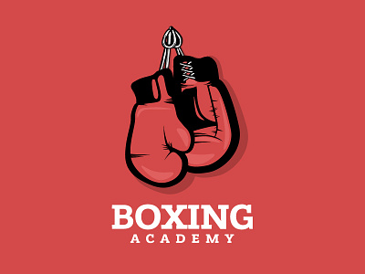 Boxing Logo boxing cartoon design gloves logo logotype minimal retro sport vintage