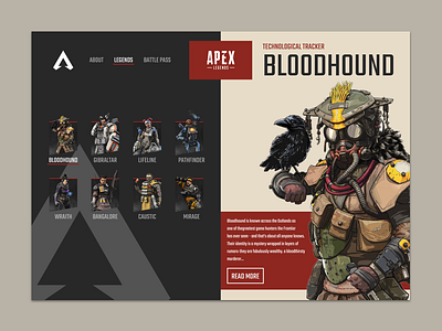 Apex Legends apex legends character animation characters games profile card