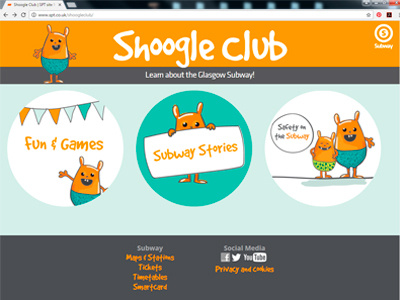 Shoogle Club Website Refresh glasgow refresh spt subway web design website