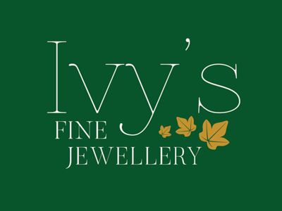 Ivy's Fine Jewellery Logo brand identity branding logo logodesign logotype typogaphy
