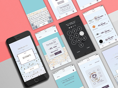 10stamps app loyalty card uiux