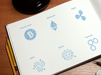 Top 100 cryptocurrency icons - Blockchain bitcoin blockchain crypto cryptocurrency ethereum icons iota lisk logo sketch template