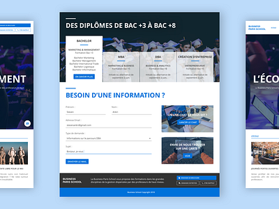 Business Paris School - Website