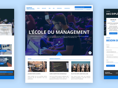 Business Paris School - Website