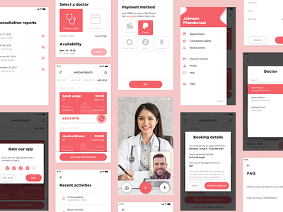 MyClinic - Mobile app app application bitcoin blockchain crypto design ethereum health health care iphone mobile ui ux