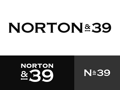 | Norton & 39 | logo design branding design logo sketch vector