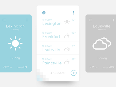 Minimal Weather UI