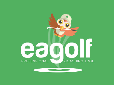 Logo eagolf design golf logo