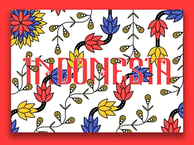 Pulang: To Return Home cultural culture graphic home illustration indonesian pattern postcard textile vector