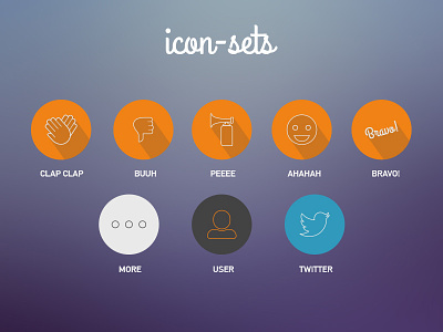 Parterre Icon Sets clapping icon icon set icons