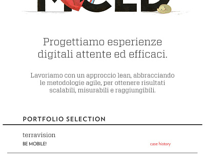 mced — sneak peek exploration mced minimal site typography web white